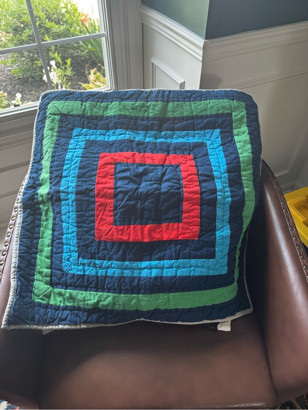Pottery Barn Kids Marvel Comics Euro Quilted Pillow Shams set of 2